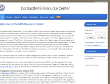 Tablet Screenshot of contactmiis.info
